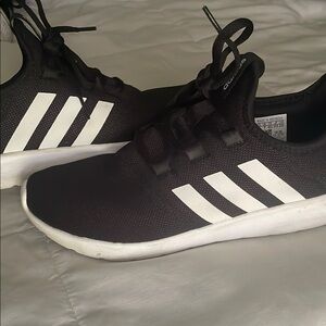 Adidas Core Black and White Running Shoes